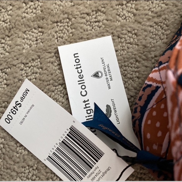 Vera Bradley Fern Paisley backpack and lunchbox - Picture 9 of 10